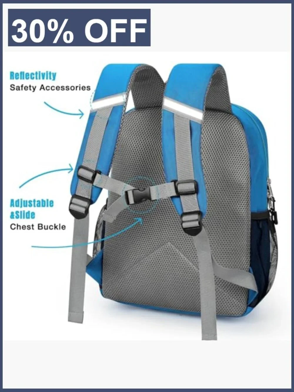 Kids Backpack for Elementary School Adjustable Shoulder Strap Water Resistant
